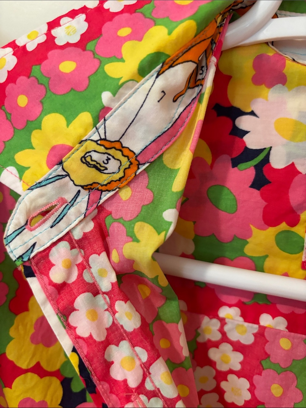 Lilly Pulitzer Pink, Yellow & Green Floral Button-Down Shirt - Picture 3 of 4